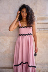 Rosewater Kiss midi dress